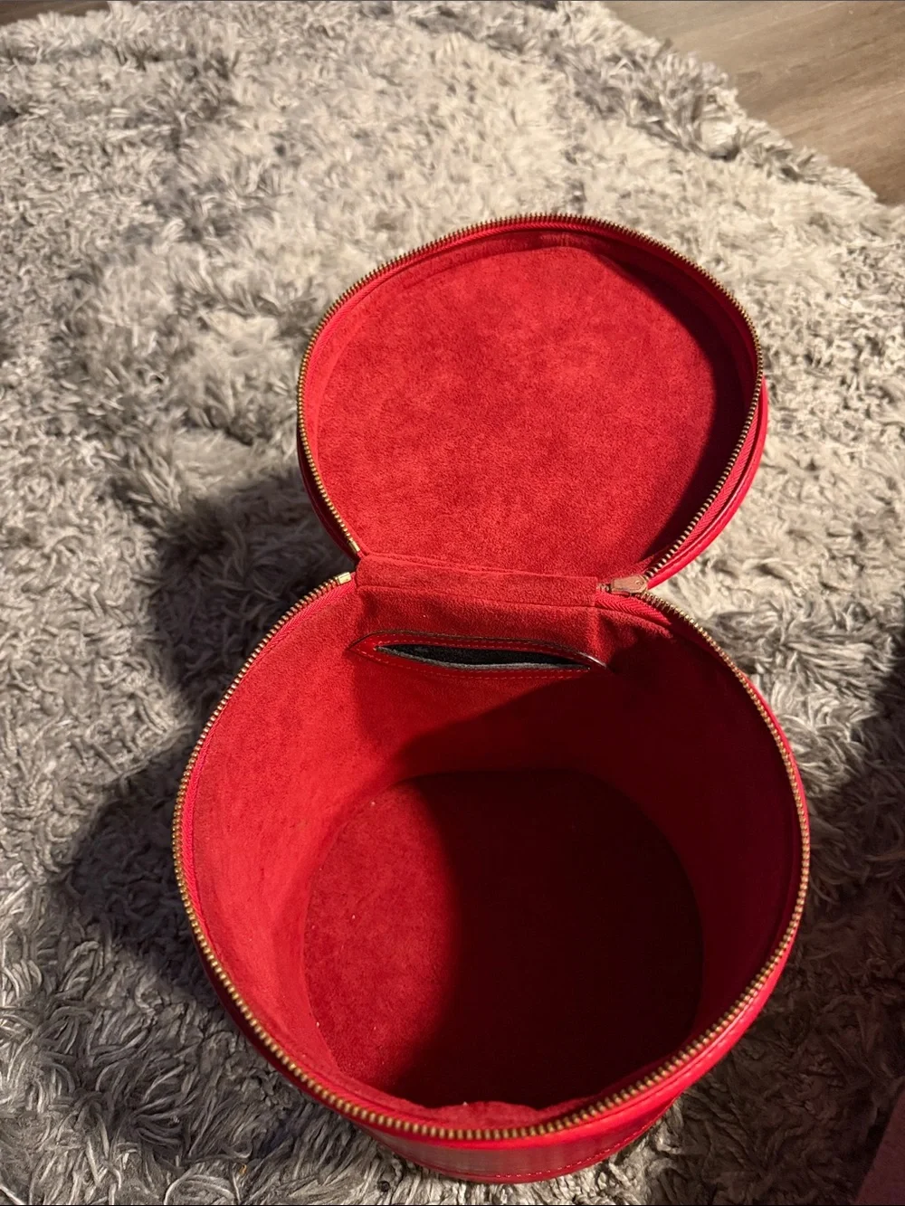 Louis Vuitton Red Epi Leather Vanity Case
